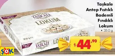 TAŞKALE ANTEP FISTIKLI BADEMLİ FINDIKLI LOKUM